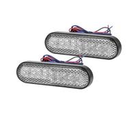 Feu Arrière Feu arrière de moto 24 LED réflecteur feu de freinage clignotant feu stop feu de croisement pour