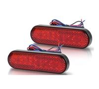 Feu Arrière Feu arrière de moto 24 LED réflecteur feu de freinage clignotant feu stop feu de croisement pour
