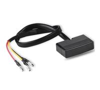 Feu Arrière Feu arrière de moto à LED 12 V, feu de croisement rouge, clignotant pour cruiser pour scooter vélo de rue