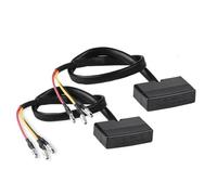 Feu Arrière Feu arrière de moto à LED 12 V, feu de croisement rouge, clignotant pour cruiser pour scooter vélo de rue