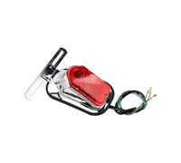 Feu Arrière Feu arrière de moto rétro pour motocross, feu de freinage pour Custom pour Touring pour Chopper Bobber