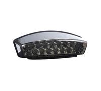 Feu Arrière Feu arrière LED pour moto, feu de plaque d'immatriculation rouge et blanc, feu de freinage universel pour VTT, UTV, Racer, Chopper