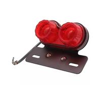 Feu Arrière Feu de stop arrière double pour moto, feu d'avertissement, support de plaque d'immatriculation modifié, clignotants, accessoires de moto