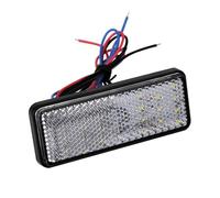 Feu Arrière Feu stop arrière à LED universel pour moto, scooter, cyclomoteur, rectangulaire, réflecteur LED, feu stop rectangulaire, accessoires pour motos