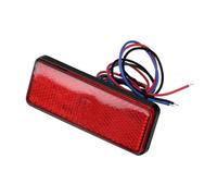 Feu Arrière Feu stop arrière à LED universel pour moto, scooter, cyclomoteur, rectangulaire, réflecteur LED, feu stop rectangulaire, accessoires pour motos