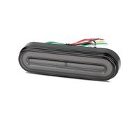Feu Arrière Feu stop LED 12/24 V pour moto clignotant garde-boue arrière faux stroboscope rouge stop pour moto tout-terrain pour Cruiser ATV UTV feu arrière DRL