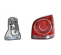 Feu Arrière Feu Stop Pour VW Pour Polo Berline Hatchback 2006-2010 Feu Arrière Et Support De Circuit Imprimé Ampoules Non Incluses Accessoires De Feu Arrière(Droite 4)