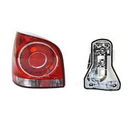 Feu Arrière Feu Stop Pour VW Pour Polo Berline Hatchback 2006-2010 Feu Arrière Et Support De Circuit Imprimé Ampoules Non Incluses Accessoires De Feu Arrière(Gauche 4)