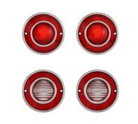 Feu Arrière Gauche Compatible Avec Chevy Pour Corvette C3 1975 1976 1977 1978 1979 Feu Arrière De Voiture Feu De Freinage Arrière De Secours Sans Ampoule(Red)