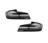Feu Arrière Gauche Côté Assemblage Pour BMW Série 5 F10 F18 2011-2017 Feux Arrière De Scintillement D'eau Qui Coule Antibrouillard Voiture Feu LED Assemblée Pièces Automobiles(Black White)