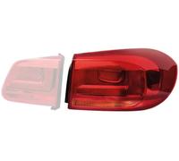 Hella Feu arrière 2SD 010 738-091 Rouge/Jaune Partie extérieure supérieure Gauche ECE/CCC
