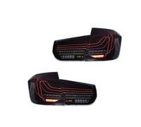 Feu arrière gauche Phare arrière Pour BMW Série 3 F30 F35 318i 320i 325i 330i 2013-2019 Mise À Niveau CLS Outils De Feu Arrière LED Assemblage Feux Voiture(Black one set)