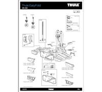 Feu arrière gauche Thule Easy Fold 13 Pin Rouge