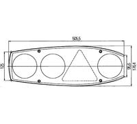 Feu arriere HELLA 2VA 341 419-061