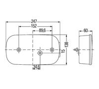 Feu arrière HELLA 2VP 998 232-301