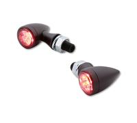 HIGHSIDER Feu arrière/clignotant LED smart Sixteen Bullet 3en1 homologué - verre fumé - la paire