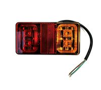 Feu arrière LED avec feu de position, feu stop, clignotant, pour remorque, remorque, camion, voiture, tracteur, etc