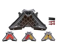 Feu arrière LED + clignotant pour APRILIA 2011-2015 TUONO 1000 V4 ; 2015-2019 TUONO V4 1100 ; 2017-2019 TUONO 125 (gris)