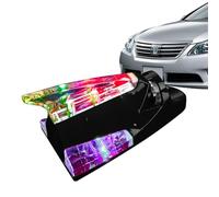 Feu arrière LED d'avertissement d'aileron de Requin | Lampe Clignotante à énergie éolienne - Clignotant d'avertissement LED pour vélos, camions, Motos, Scooters