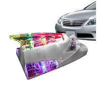 Feu arrière LED d'avertissement d'aileron de requin, Lampe d'avertissement LED en forme d'aileron de requin pour énergie éolienne, Signal lumineux de réception d'antenne de voiture pour voitures, cami