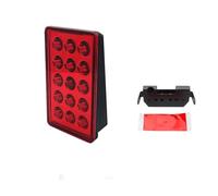 Feu ArrièRe LED Feux Arrière Style F1 12V 15led Feux Pilotes Frein Flash Automatique Avertissement D'arrêt Inversé Feux Signalisation Sécurité pour Voiture SUV Moto Voiture Feux Arriere(1pcs Red)