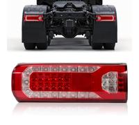 Feu arrière LED Gauche 24V pour Mercedes Lkw Arocs Actros Antos Atego 2011- | Feux arrière LED Complet Mercedes Lkw avec Feu Stop et Avertisseur de Recul Phare arrière 0035443203 côté Conducteur