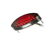 Feu Arrière LED Mini Universel Pour Moto NUMBER1, Éclairage Plaque Fumé