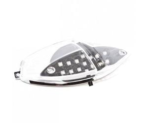 feu arrière LED Noire Edition Edge, Fonction avec Clignotant pour Peugeot Speedfight 2, avec Marque de contrôle