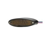 Feu Arrière LED Pour Moto 12 V, Feu De Freinage Arrière Feu Stop Accessoires Pour Moto Feu Arrière(Black)