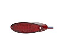 Feu Arrière LED Pour Moto 12 V, Feu De Freinage Arrière Feu Stop Accessoires Pour Moto Feu Arrière(Red)