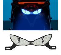 Feu Arrière LED pour moto 12V Plaque Étanche ABS Feu Arrière(Red and Blue) | ABS , étanche IP65, faible chaleur, montage direct, pour moto et quad
