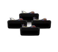 Feu Arrière LED Pour Moto Feu De Freinage Arrière Clignotant Feu De Circulation Diurne 12-24 V, Pour Cafe Racer Bobber Chopper Feu Arrière(4pcs Red Yellow)