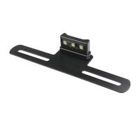 Feu arrière LED pour Motos, Lampe de Plaque d'immatriculation intégrée avec Supports, Accessoires de Moto, 12V Support de Plaque d'immatriculation de Moto