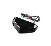 Feu Arrière LED Pour Plaque D'immatriculation De Moto Freinage 12 V, Pour Pit Bike Quad Chopper Scooter Feux Stop(B Black)