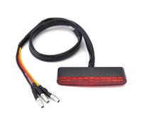 Feu Arrière LED Universel 12 V Pour Moto De Stop Pour Plaque D'immatriculation, Lampe Décorative Feu Arrière(RED)