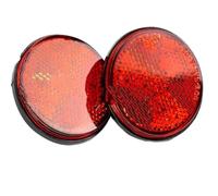 Feu Arrière Lot De 2 Feux Stop LED 12 V pour Moto, Feu Arrière Rond, Réflecteur Rouge, pour Véhicule Tout-Terrain Feux arrière