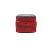 Feu arrière MBK 51 pour 50 cc de NC a 204 etat Neuf Feu arrière support look carbone avec cabochon rouge