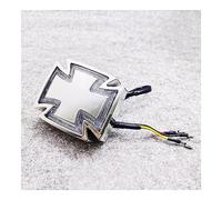 Feu Arrière Moto 1PC Universel Maltais Croix Moto Arrière Feu Arrière Frein De Course Lampe À LED Pour H&arley Chopper Bobber Café Racer