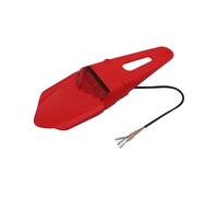 Feu arrière Moto Universel 12 V, Feu De Freinage avec Garde-Boue Arrière, Support De Plaque D'immatriculation pour Enduro, Tout-Terrain, Vélo Feu Arrière de Frein de Moto(H)