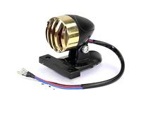 Feu arrière pour Harley Touring Cafe Racer Chopper Bobber Custom Motorcycle Universal LED à Grille en Laiton