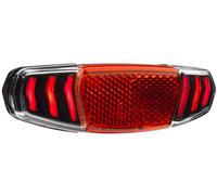 Feu arrière pour porte-bagages Busch and Müller Dart Brex pour vélo électrique - Fixation 50/80 mm - avec capteur de lumière