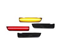 feu arrière Pour VW Pour Passat B5.5 2001-2005 Feux Position Latéraux À LED Avant/arrière Pour Pare-chocs Clignotants Et Élargisseurs D'ailes(4pcs Red Amber)