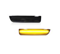 feu arrière Pour VW Pour Passat B5.5 2001-2005 Feux Position Latéraux À LED Avant/arrière Pour Pare-chocs Clignotants Et Élargisseurs D'ailes(Smoked Lens Amber)