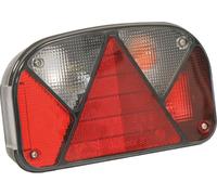Feu arrière rectangle 12v 4 fonctions 240x140mm ASPOCK - 79559