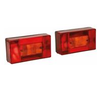 Feu arrière rectangle 12V 5 fonctions 188x100mm - AJ.BA - 28678
