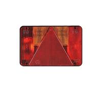 Feu arrière remorque 6 fonctions gauche 12 V 220 x 140 x 60 mm Triangle réflecteur clignotant feu stop feu arrière feu antibrouillard feu de recul certifié E universel