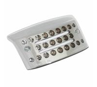 Feu arriere scoot adaptable mbk 50 booster-yamaha 50 bws 2004+ transparent a led