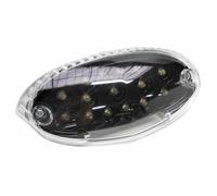 Feu arriere scoot lexus noir adaptable peugeot 50 ludix a leds (15 leds rouges)
