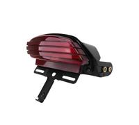 Feu arrière Stop Feu Arrière De Moto À LED À Trois Barres, Support De Plaque D'immatriculation pour Dyna Fat Bob, pour Softail 2006-2015