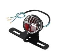 Feu arrière Stop Feu Arrière De Moto Universel Vintage, Feu Stop avec Support De Plaque D'immatriculation, Accessoires De Moto, Feu Stop Arrière